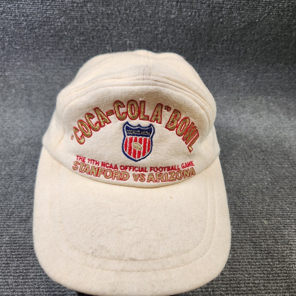 Vintage 70s 80s NCAA Football Hat Adult‎ One Size Standford Arizona Long Bill